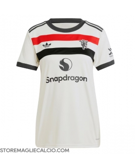 Manchester United Maglia Gara Terza Repliche 2024-25 Donna Maniche Corte